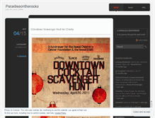 Tablet Screenshot of paradiseontherocks.wordpress.com