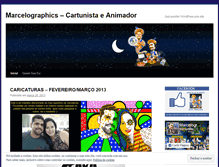 Tablet Screenshot of marcelographics.wordpress.com
