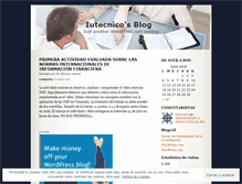 Tablet Screenshot of iutecnico.wordpress.com