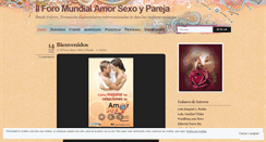 Desktop Screenshot of iiforomundialamorsexoypareja.wordpress.com