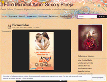Tablet Screenshot of iiforomundialamorsexoypareja.wordpress.com