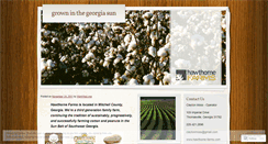 Desktop Screenshot of hawthornefarms.wordpress.com