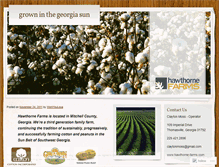 Tablet Screenshot of hawthornefarms.wordpress.com