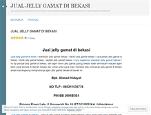 Tablet Screenshot of jualjellygamatdibekasi.wordpress.com