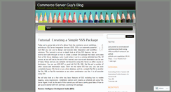 Desktop Screenshot of commerceserverguy.wordpress.com