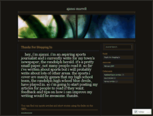 Tablet Screenshot of ajanni.wordpress.com