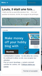 Mobile Screenshot of laloula.wordpress.com