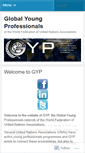 Mobile Screenshot of globalyoungprofessionals.wordpress.com