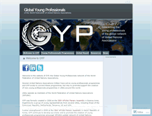 Tablet Screenshot of globalyoungprofessionals.wordpress.com