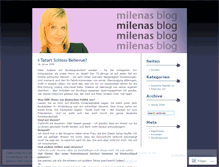 Tablet Screenshot of milenasblog.wordpress.com