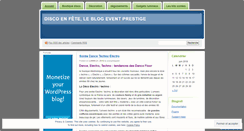 Desktop Screenshot of discoenfete.wordpress.com