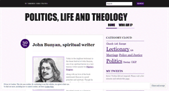 Desktop Screenshot of godlypolitics.wordpress.com