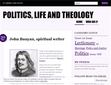 Tablet Screenshot of godlypolitics.wordpress.com