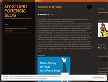 Tablet Screenshot of marksforensicblog.wordpress.com