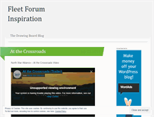 Tablet Screenshot of fleetforum.wordpress.com