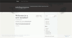 Desktop Screenshot of inkslingerspress.wordpress.com