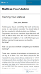 Mobile Screenshot of malteseinfo.wordpress.com