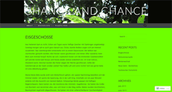 Desktop Screenshot of changeandchance.wordpress.com