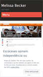 Mobile Screenshot of melissabecker.wordpress.com