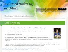 Tablet Screenshot of duckwoodmarketing.wordpress.com