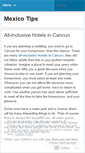 Mobile Screenshot of mexicotips.wordpress.com