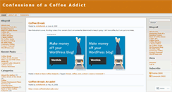 Desktop Screenshot of coffeeaddictconfessions.wordpress.com