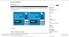 Desktop Screenshot of garethduffield.wordpress.com