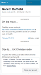 Mobile Screenshot of garethduffield.wordpress.com