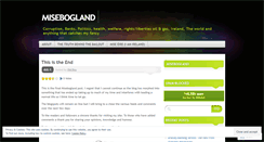 Desktop Screenshot of misebogland.wordpress.com