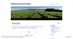 Desktop Screenshot of highdownvineyard.wordpress.com