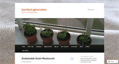 Desktop Screenshot of barefootgeneration.wordpress.com