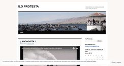 Desktop Screenshot of iloprotesta.wordpress.com