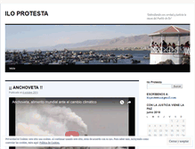 Tablet Screenshot of iloprotesta.wordpress.com