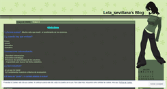 Desktop Screenshot of lolisevilla.wordpress.com