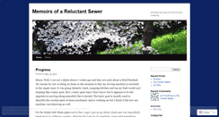 Desktop Screenshot of memoirsofareluctantsewer.wordpress.com