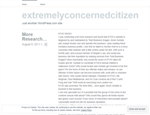 Tablet Screenshot of extremelyconcernedcitizen.wordpress.com