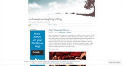 Desktop Screenshot of jordansastoundingblog.wordpress.com