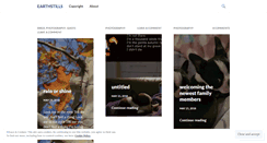 Desktop Screenshot of earthstills.wordpress.com