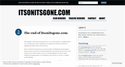 Desktop Screenshot of itsonitsgone.wordpress.com