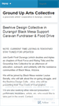 Mobile Screenshot of groundupartscollective.wordpress.com