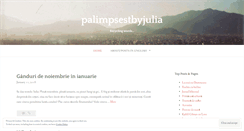 Desktop Screenshot of palimpsestbyjulia.wordpress.com