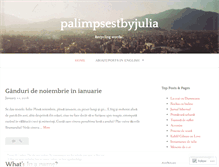 Tablet Screenshot of palimpsestbyjulia.wordpress.com