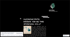 Desktop Screenshot of plainmag.wordpress.com