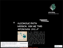 Tablet Screenshot of plainmag.wordpress.com