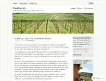 Tablet Screenshot of cabsavvy.wordpress.com