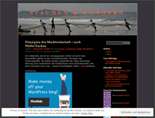 Tablet Screenshot of erstaunen.wordpress.com