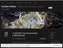 Tablet Screenshot of iszlamhittan.wordpress.com