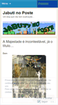 Mobile Screenshot of jabutinoposte.wordpress.com