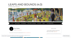 Desktop Screenshot of leapbound.wordpress.com