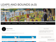 Tablet Screenshot of leapbound.wordpress.com